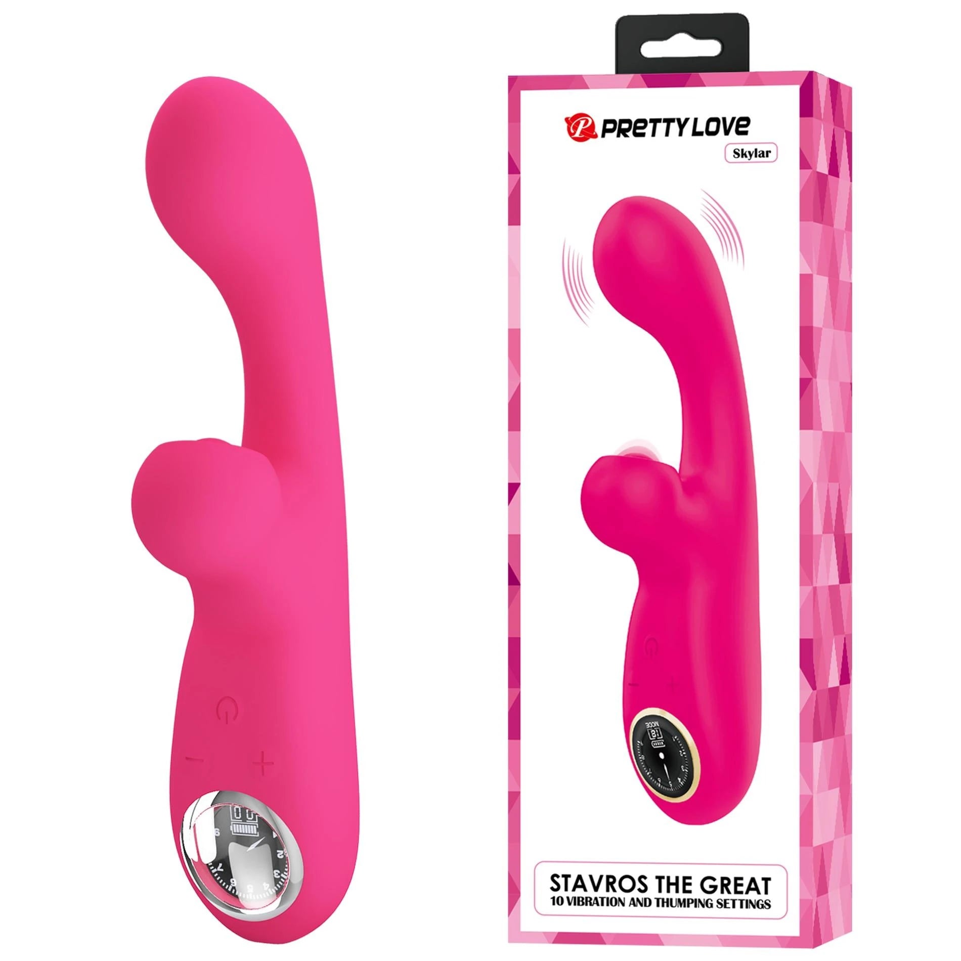 PRETTY LOVE - Skylar Rose, 10 fonctions de vibration 10 fonctions de pulsation 9 niveaux de vitesse
