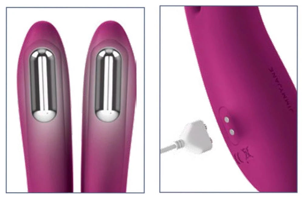 Vibrador rabbit Solis Ascend 2 PRO 7 funciones – recargable, con calor, rosa | JimmyJane