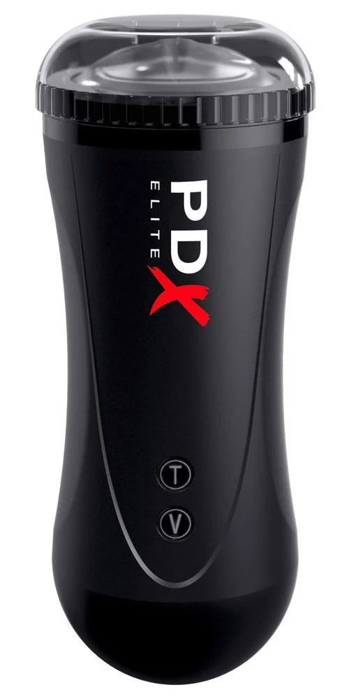 Masturbatore Moto Stroker 5 funzioni – ricaricabile, nero | PDX Elite