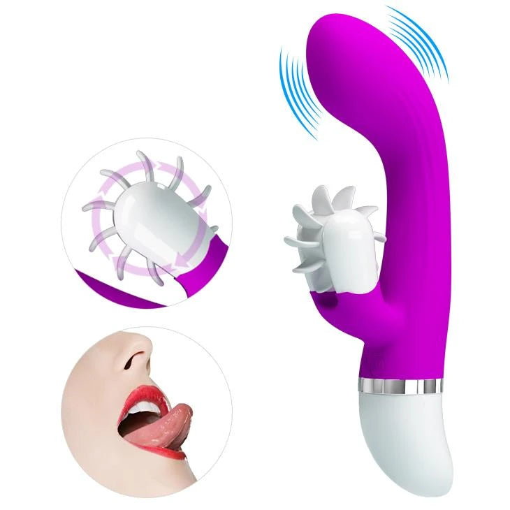 Vibromasseur point G Sheila 12 rotations 12 fonctions – rotatif | Pretty Love