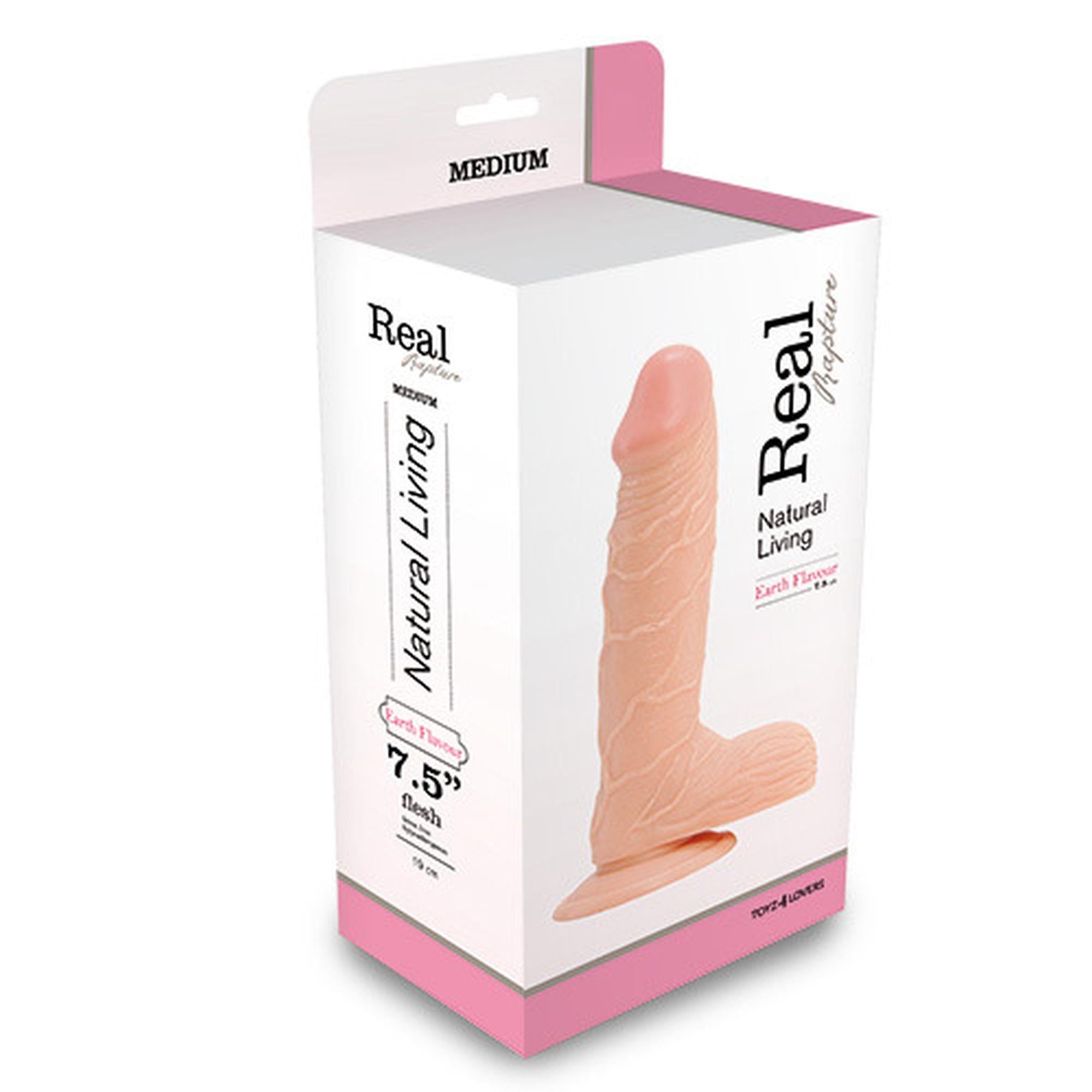 Dildo-PÉNIS RÉALISTE REAL RAPTURE FLESH 7.5"