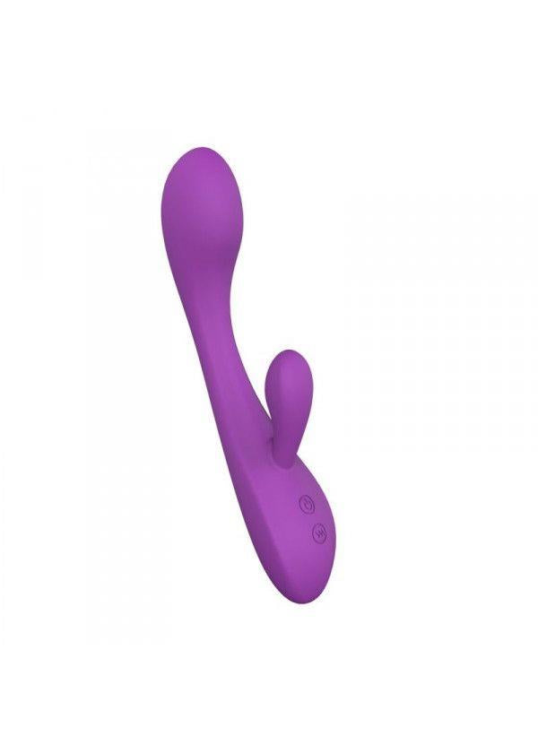 Vibrador rabbit Convex – recargable, morado | Elys