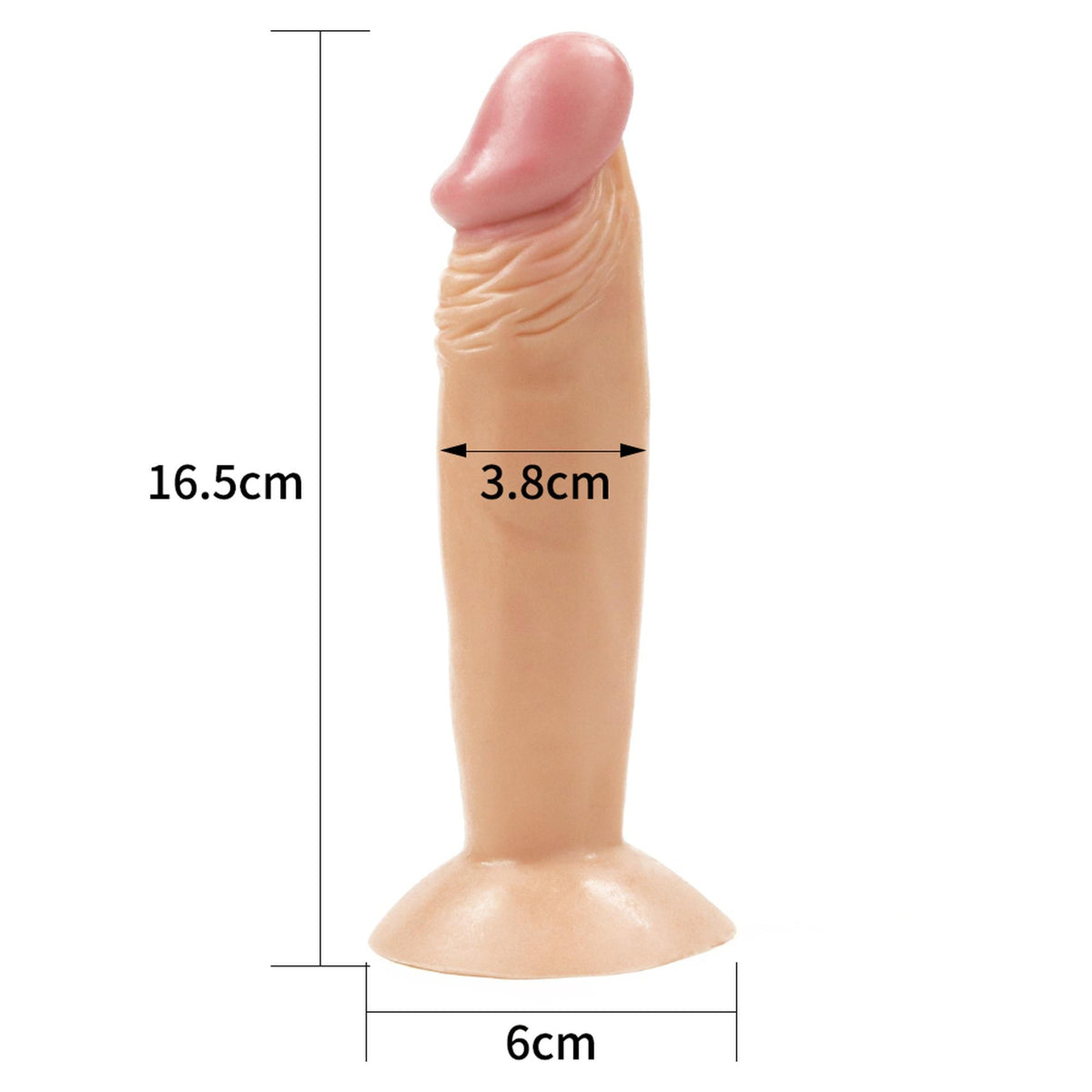 Consolador realista 6″ Enduro Blaster 17 cm – con ventosa, nude | Lovetoy