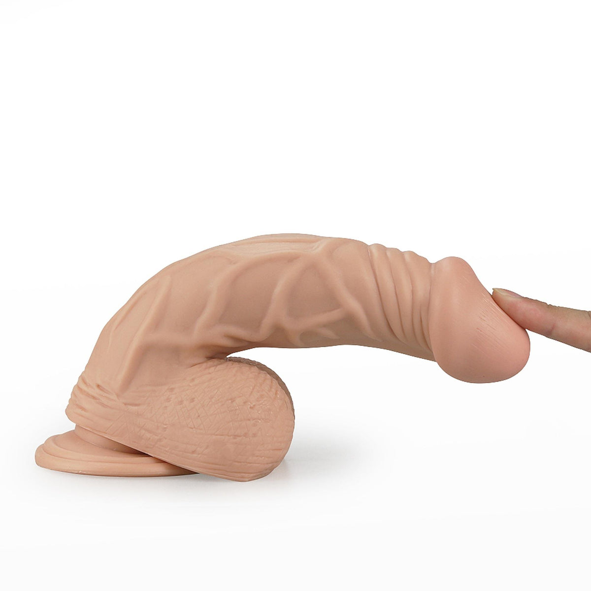 Consolador 9″ Extreme 3 velocidades – con ventosa, vibrador, nude | Lovetoy