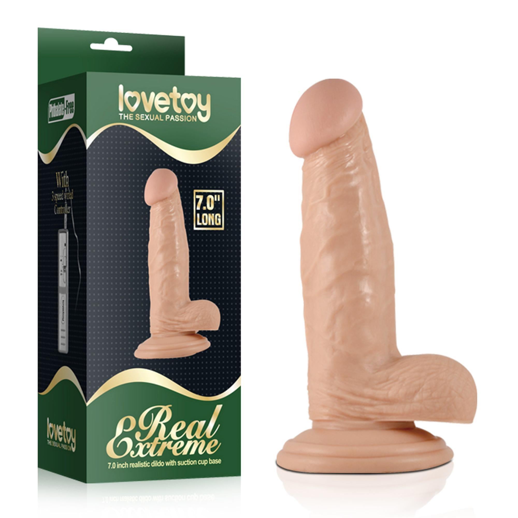 7″ Real Extreme Dildo Flesh