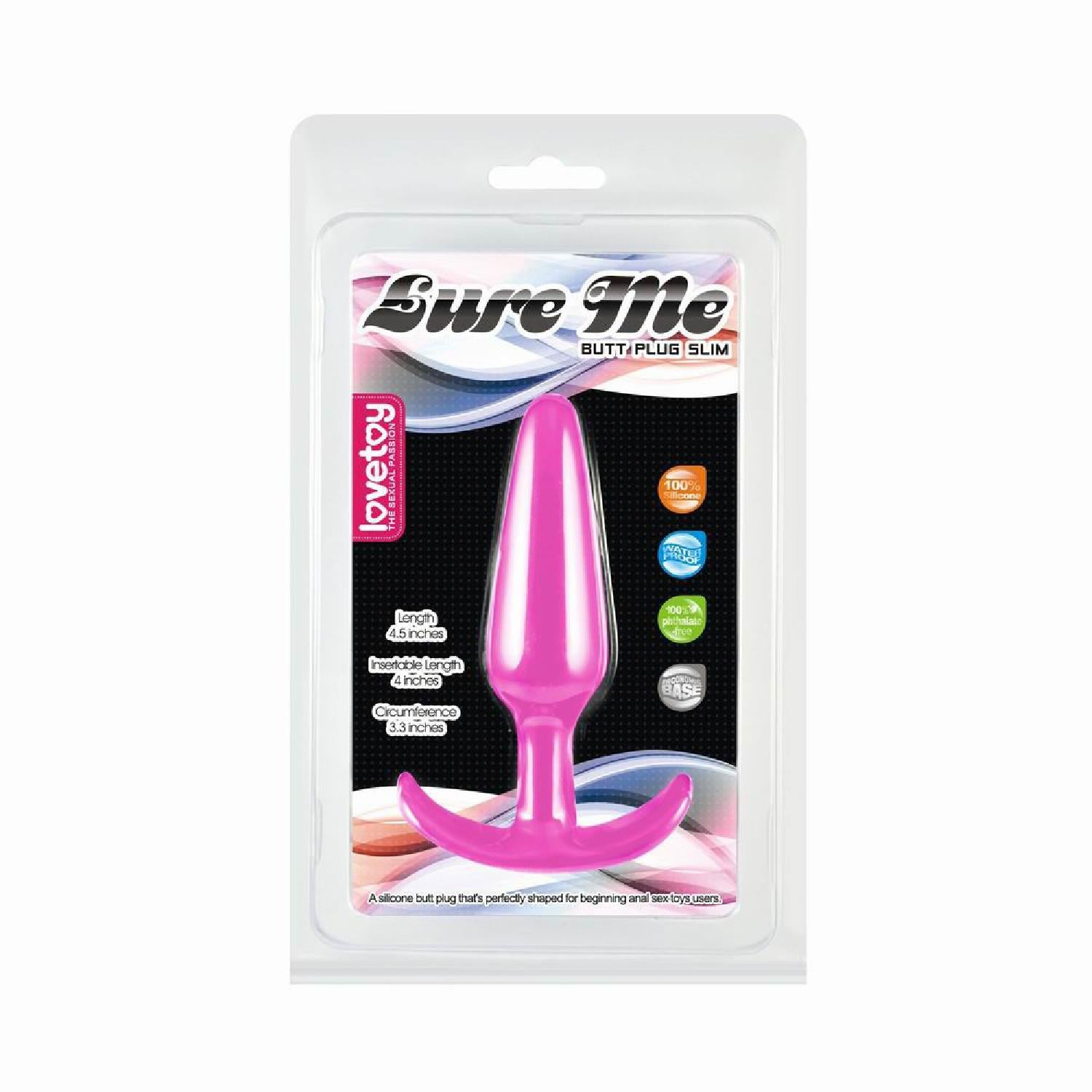 LURE ME Classic Anal Plug S Rose