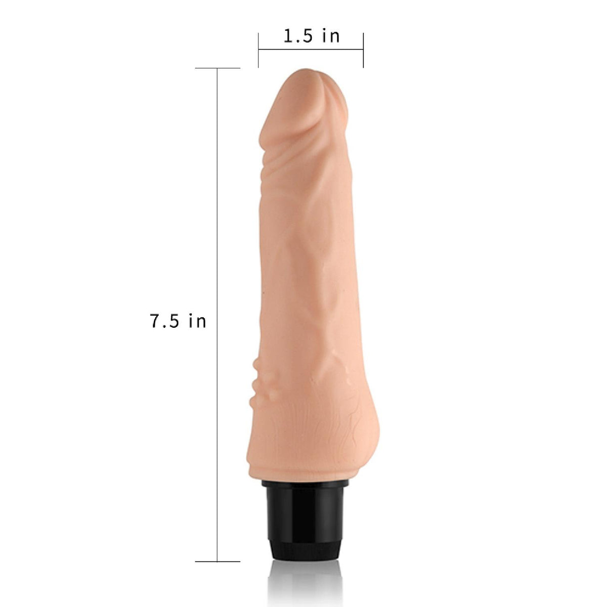 Realistic vibrator Xtreme Feel Cyberskin 19 cm – nude 10-LV1004 | Lovetoy