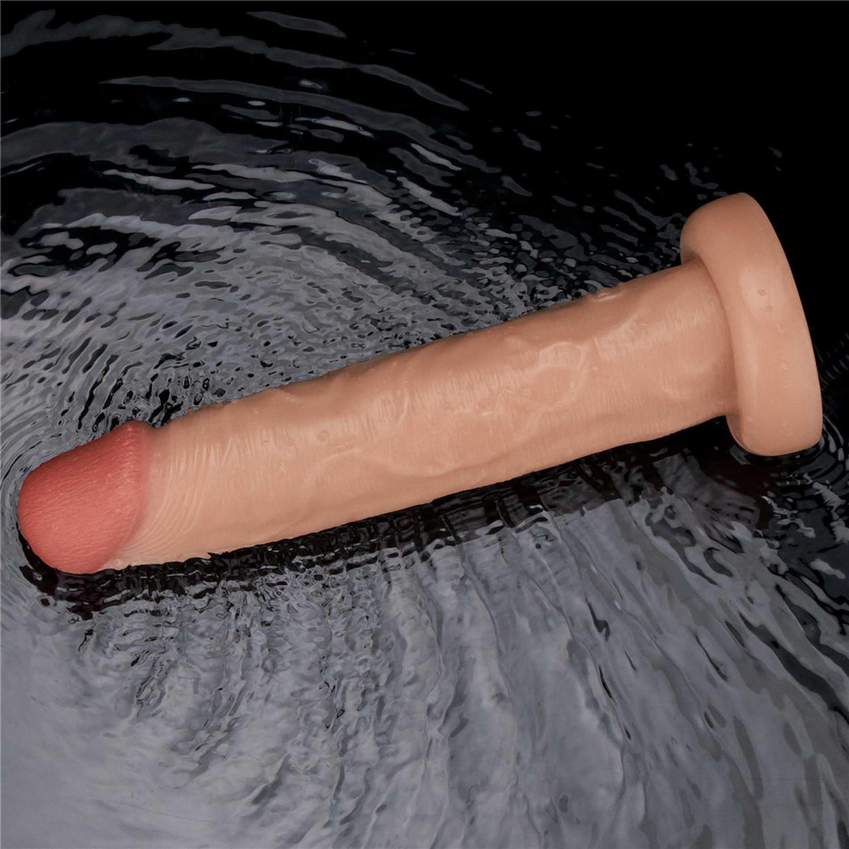 Vibromasseur réaliste Basics 26.2 cm – avec ventouse, nude | Lovetoy