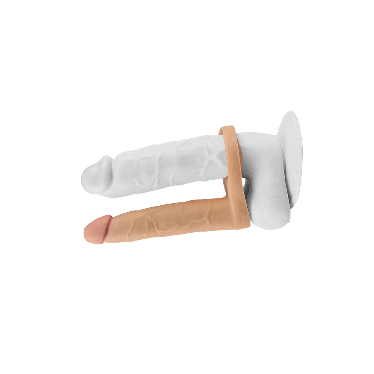 Vibromasseur réaliste 15.8 cm – double, nude | Lovetoy