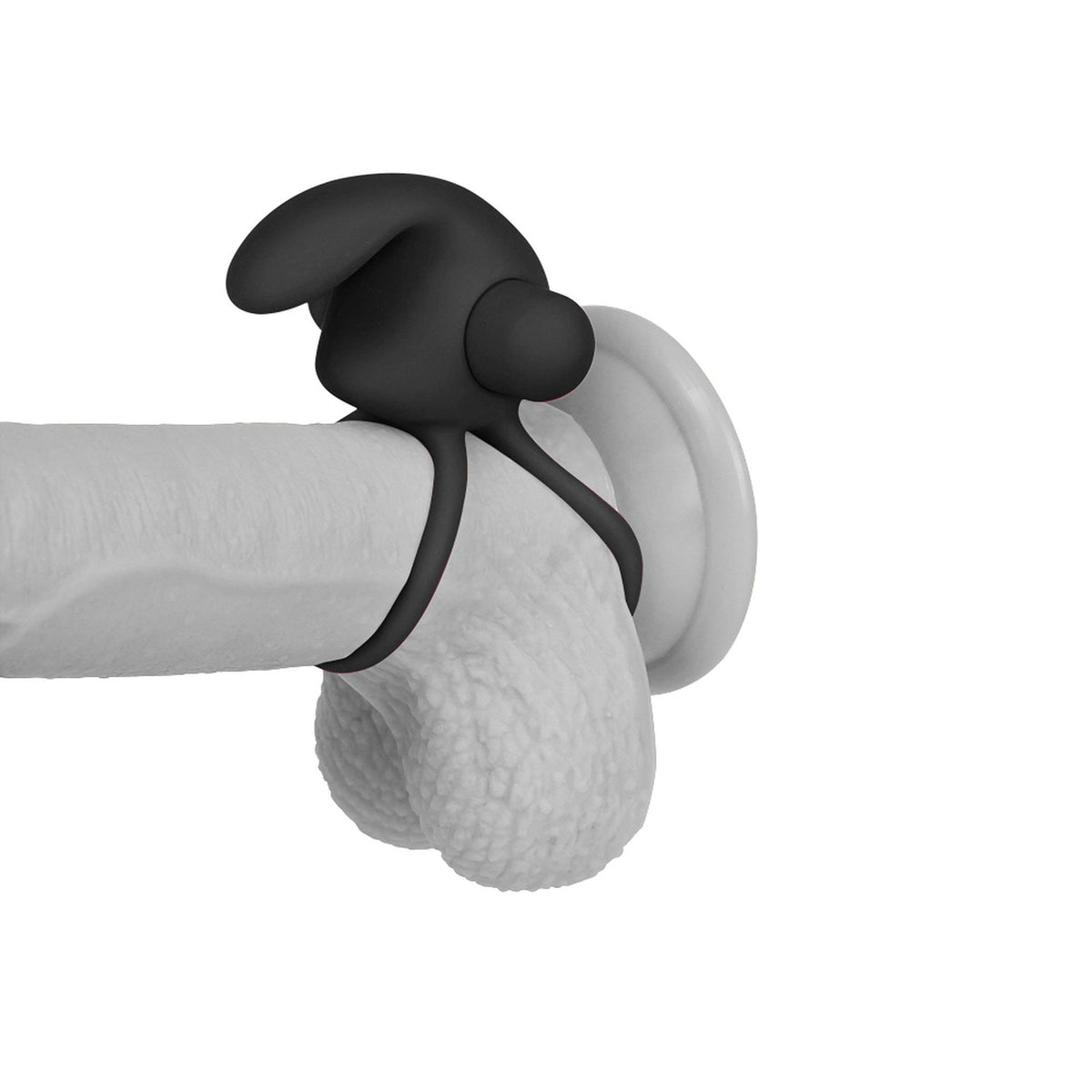Anillo para el pene Duo – vibrador, negro | Lovetoy