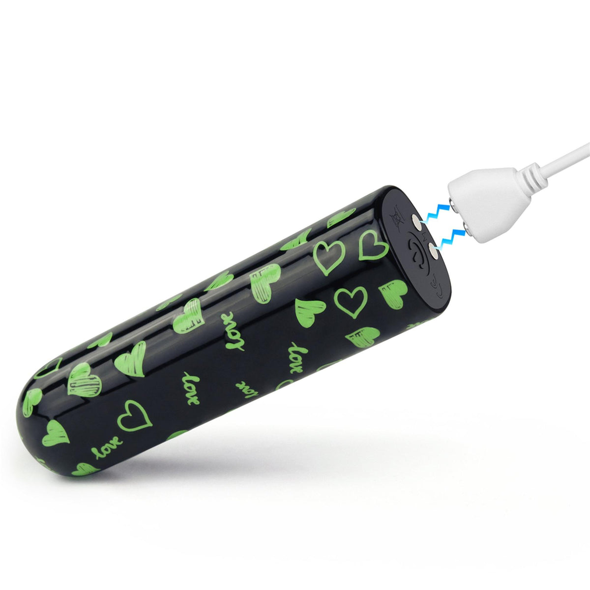 Mini vibromasseur Heart 8.5 cm – rechargeable, phosphorescent | Lovetoy