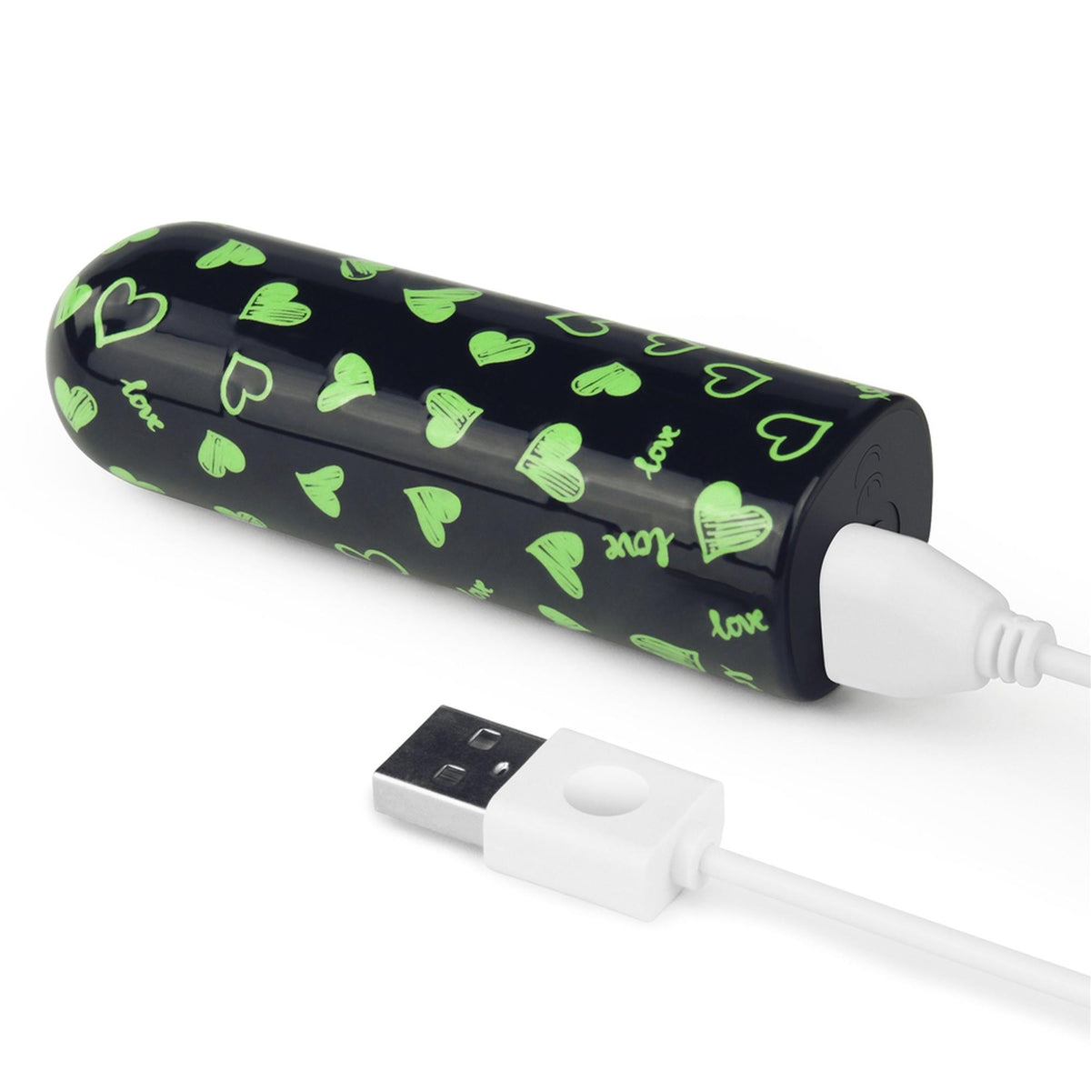 Mini vibromasseur Heart 8.5 cm – rechargeable, phosphorescent | Lovetoy