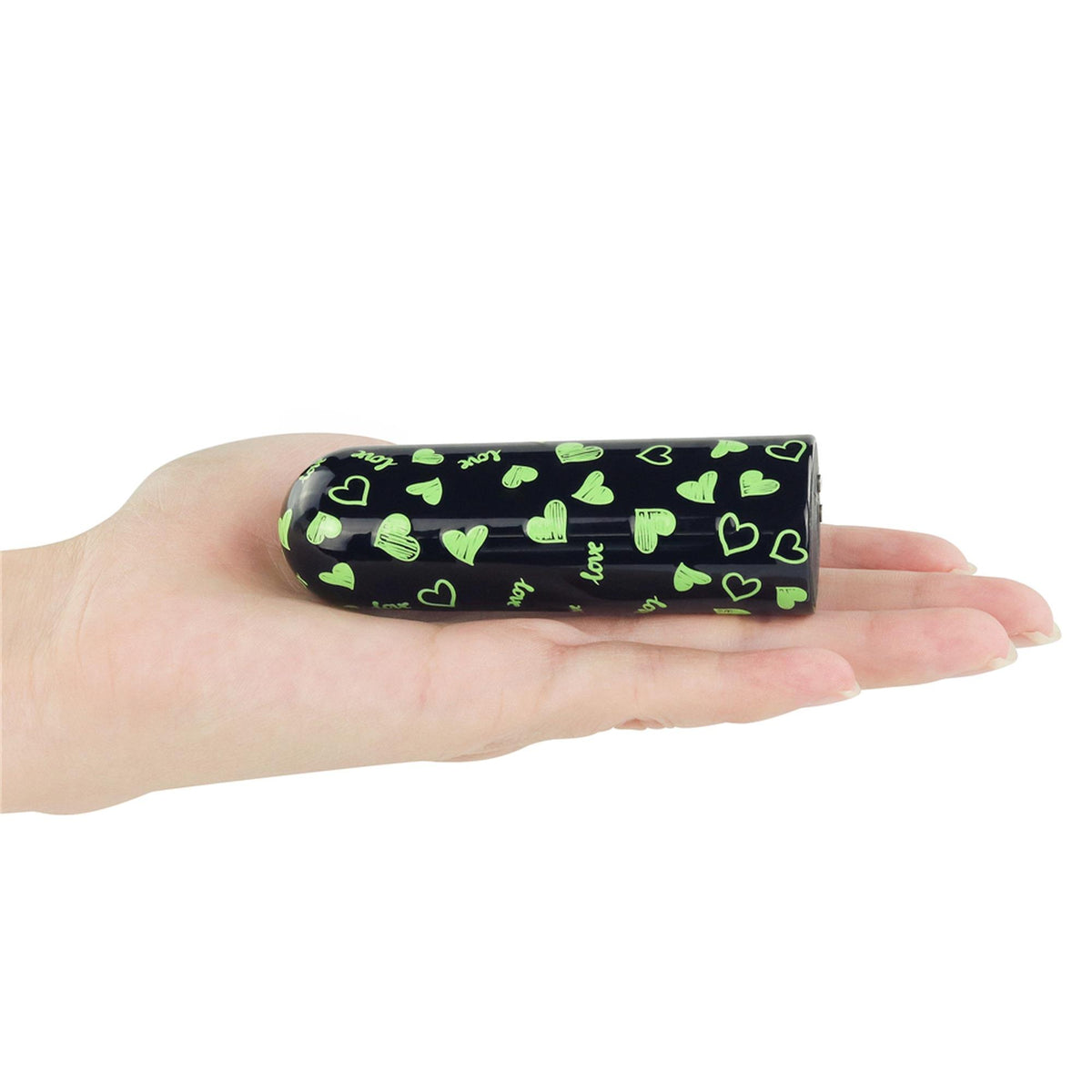Mini vibromasseur Heart 8.5 cm – rechargeable, phosphorescent | Lovetoy