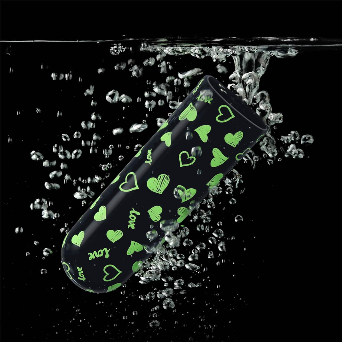 Mini vibromasseur Heart 8.5 cm – rechargeable, phosphorescent | Lovetoy