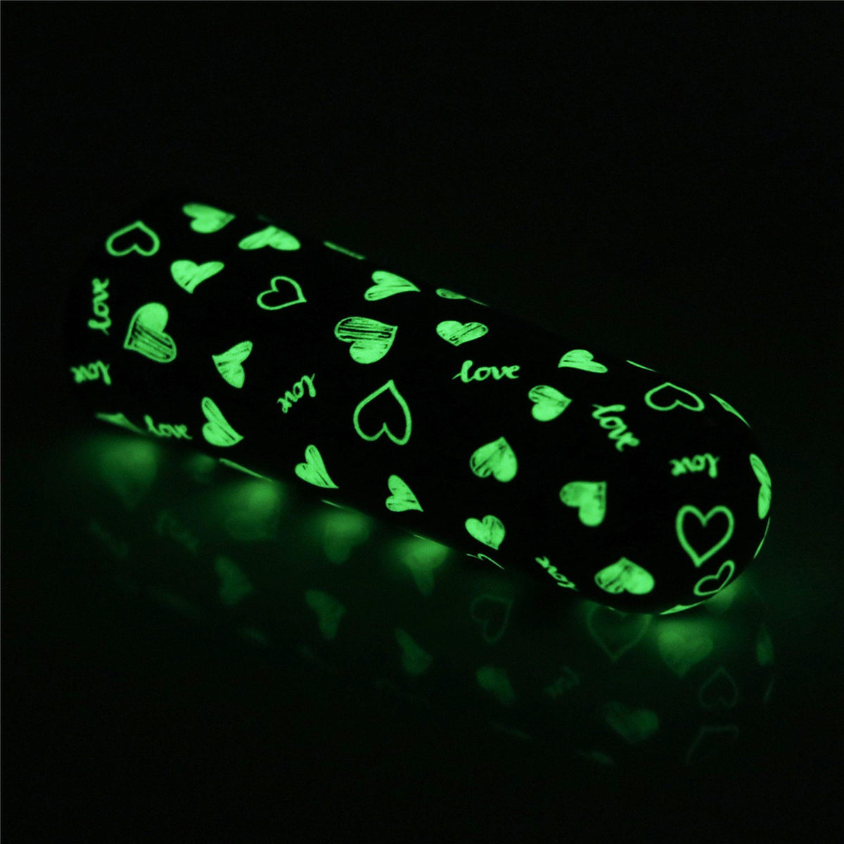 Mini vibromasseur Heart 8.5 cm – rechargeable, phosphorescent | Lovetoy
