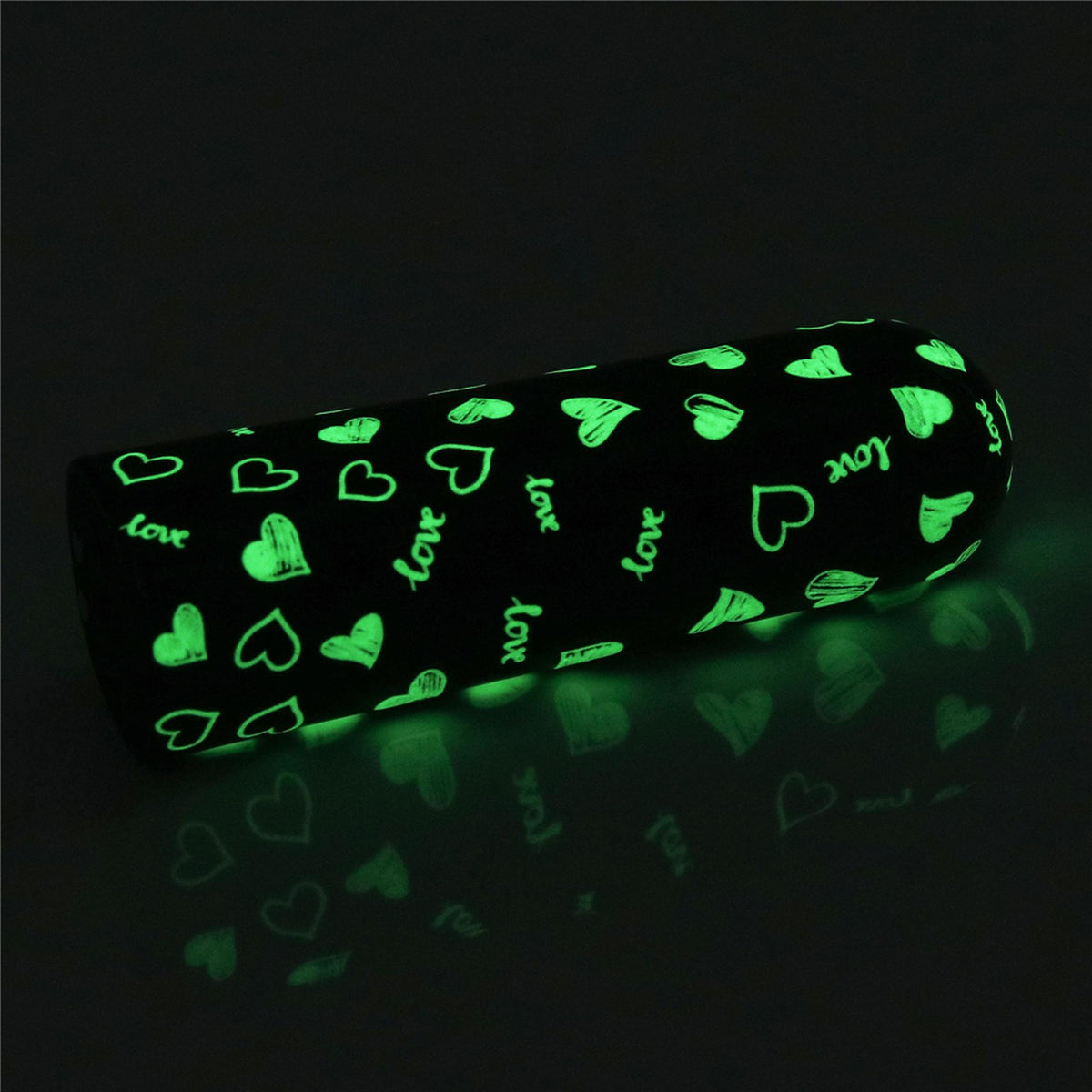 Mini vibromasseur Heart 8.5 cm – rechargeable, phosphorescent | Lovetoy