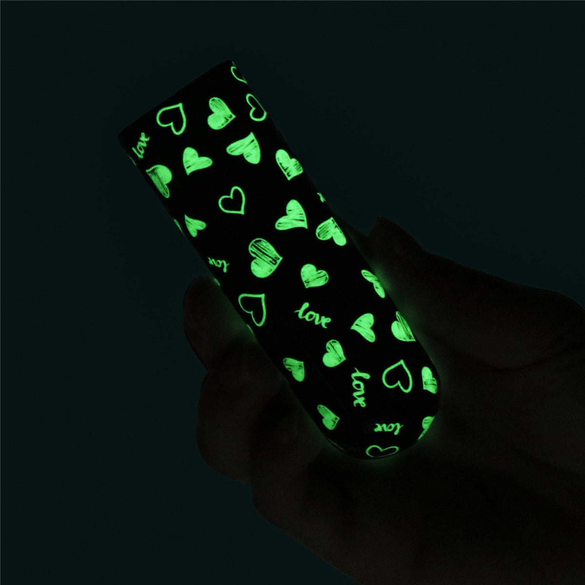 Mini vibromasseur Heart 8.5 cm – rechargeable, phosphorescent | Lovetoy