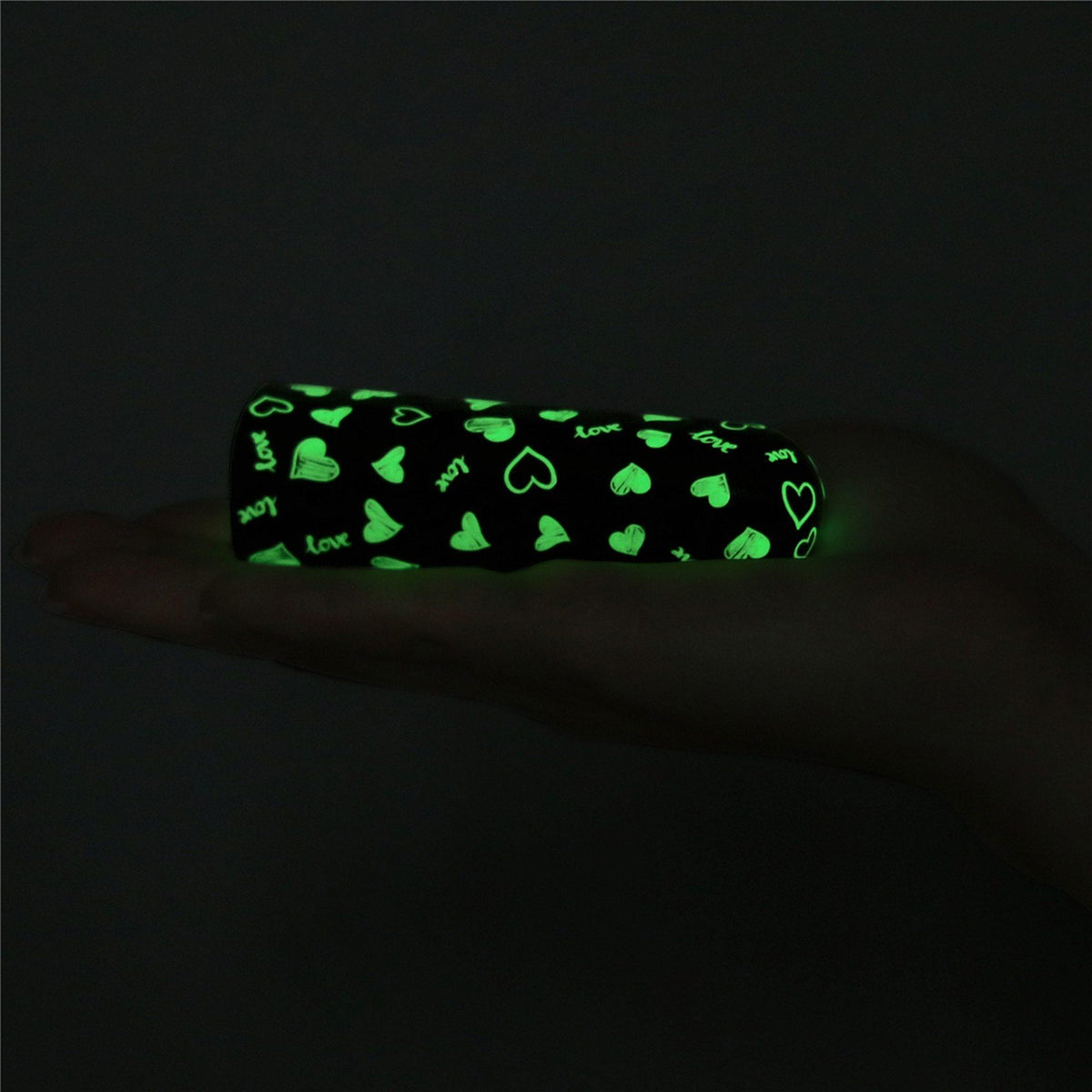 Mini vibromasseur Heart 8.5 cm – rechargeable, phosphorescent | Lovetoy