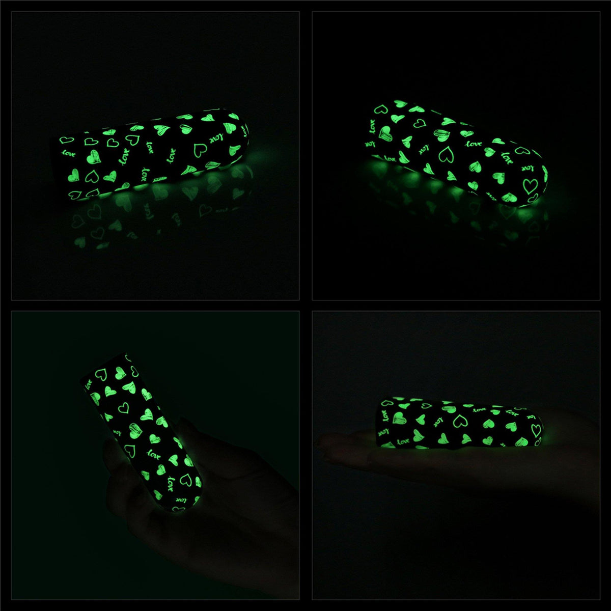 Mini vibromasseur Heart 8.5 cm – rechargeable, phosphorescent | Lovetoy