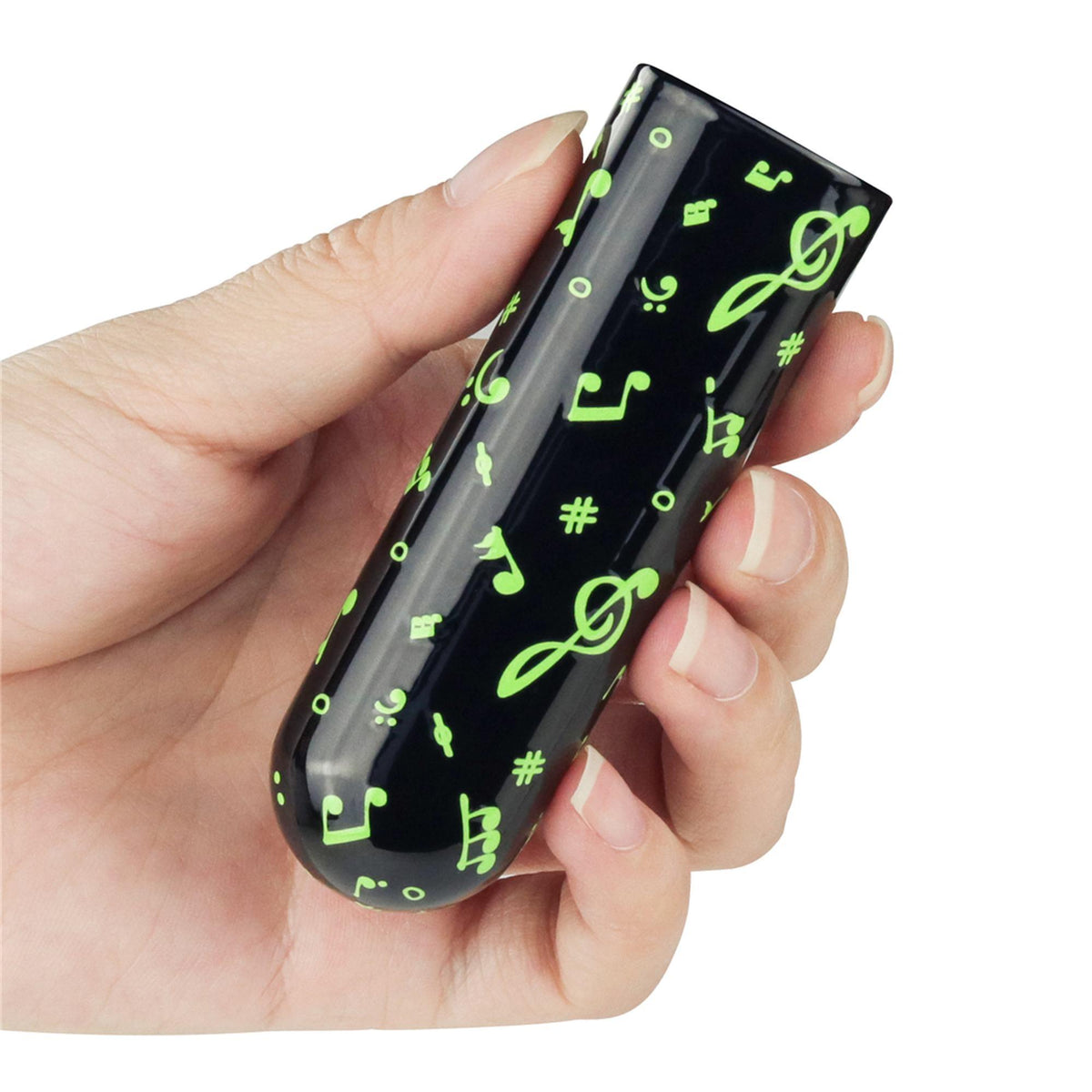 Mini vibrador Music 8.5 cm – recargable, fosforescente | Lovetoy