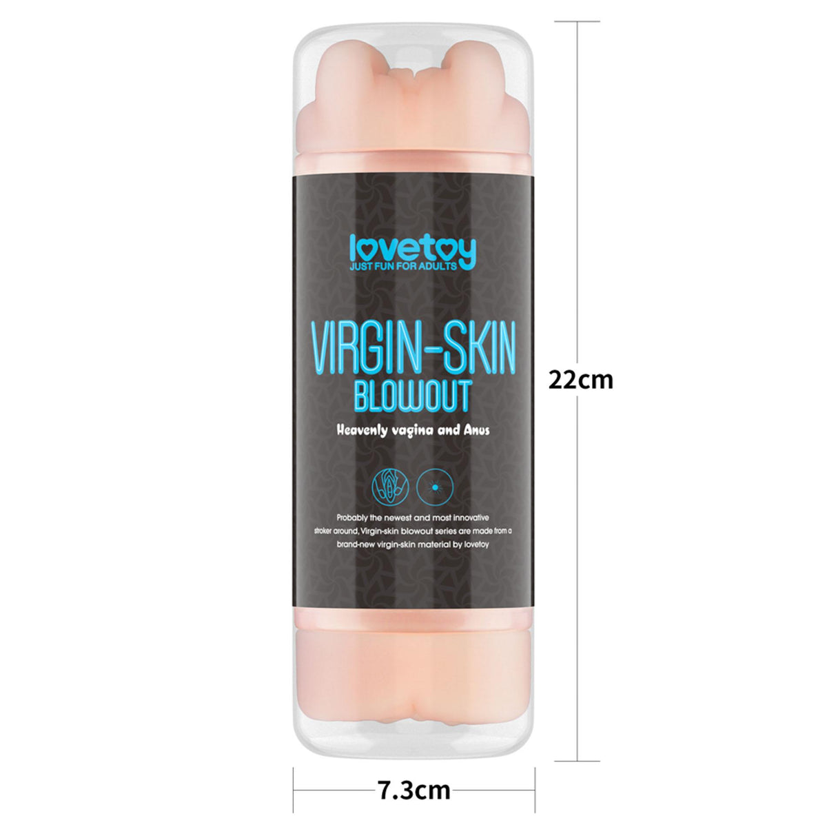 Maszturbátor Virgin Blowout Stroker 22 cm – vibrációs, testszínű 10-LV250016 | Lovetoy