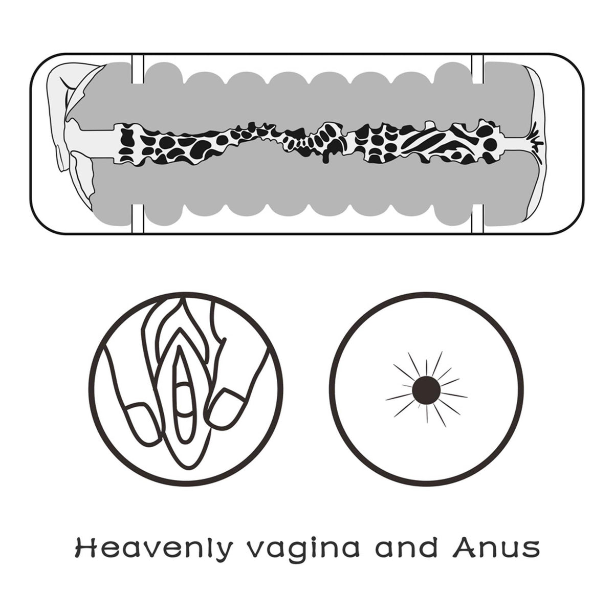 Maszturbátor Virgin Blowout Stroker 22 cm – vibrációs, testszínű 10-LV250016 | Lovetoy