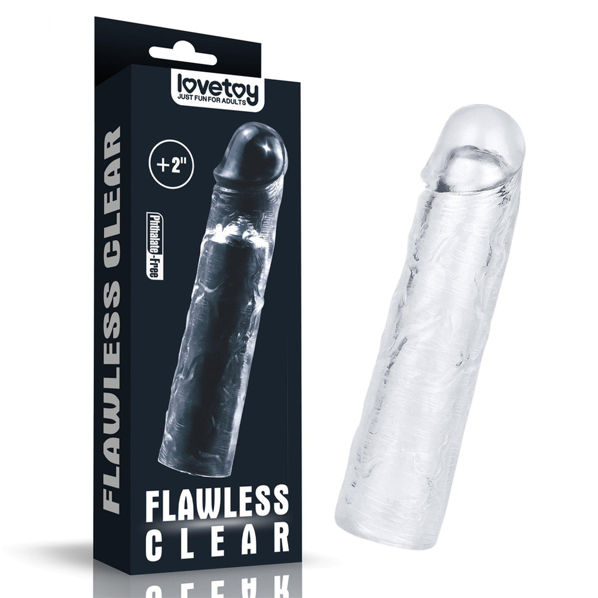 Capa para pénis Flawless Add 2 19 cm – vibratória | Lovetoy