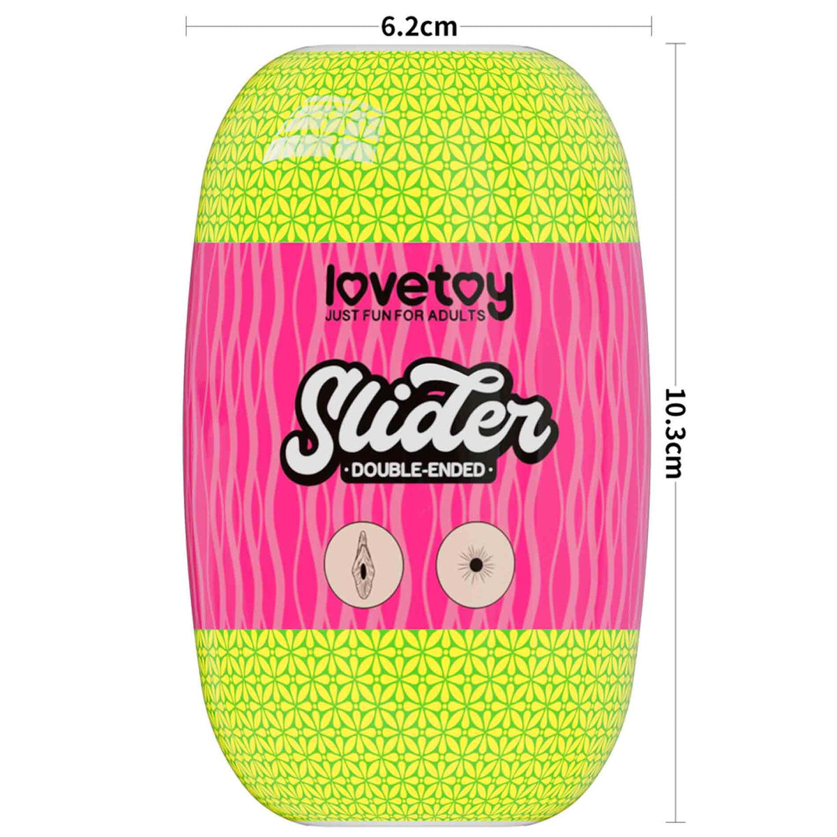 Masturbator Slider Ended 10.3 cm – vibrating, double, nude 10-LV350012 | Lovetoy