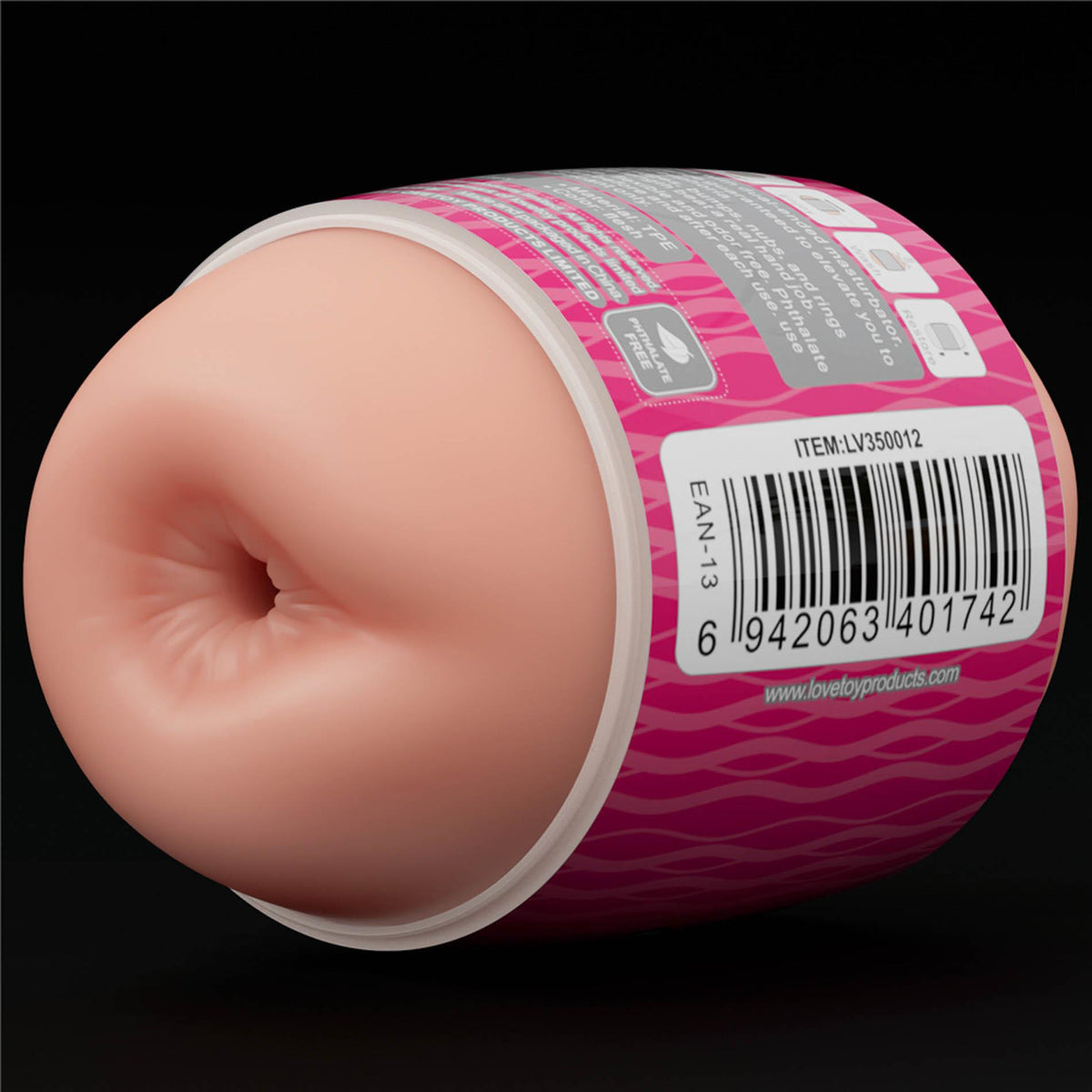 Masturbator Slider Ended 10.3 cm – vibrating, double, nude 10-LV350012 | Lovetoy