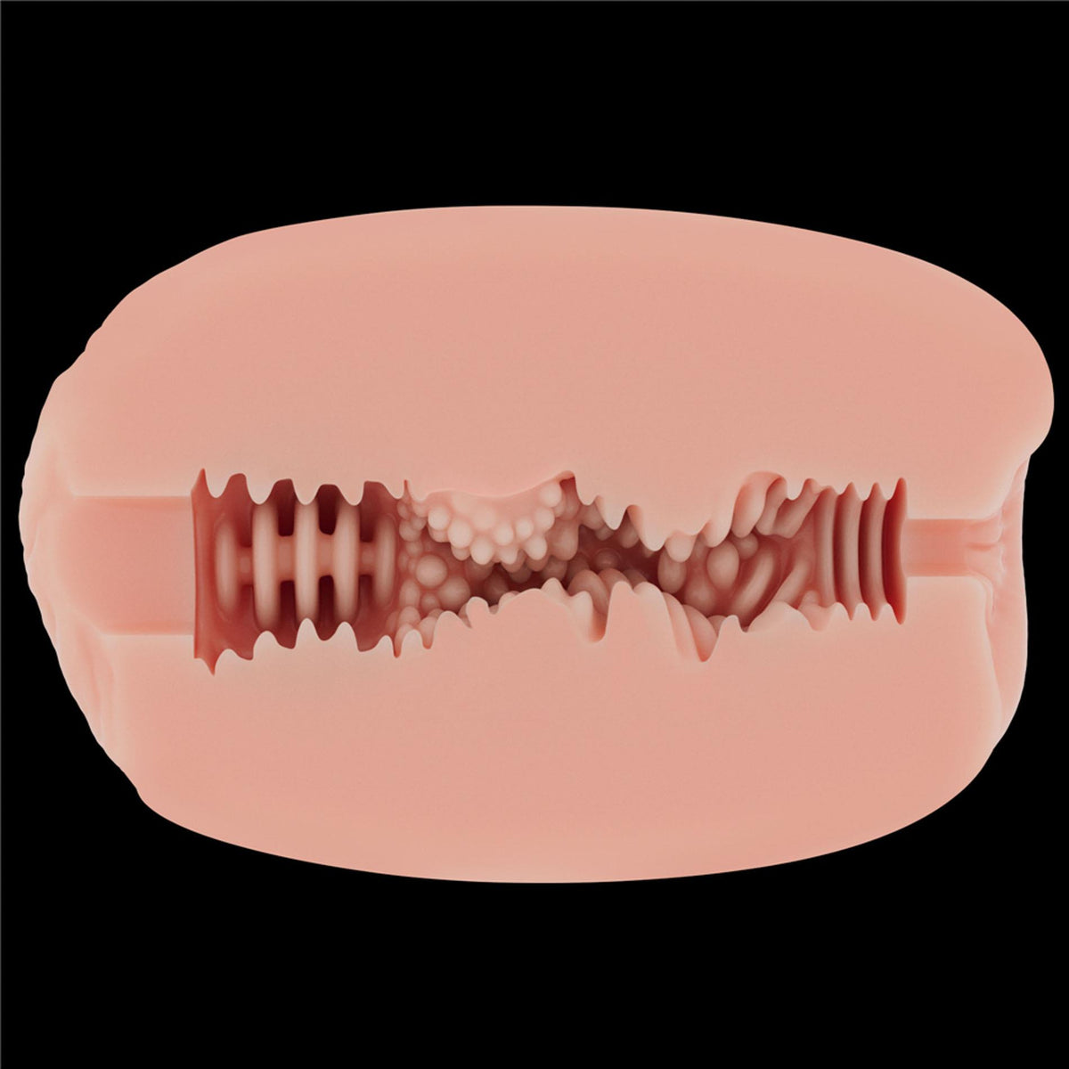 Masturbator Slider Ended 10.3 cm – vibrating, double, nude 10-LV350012 | Lovetoy