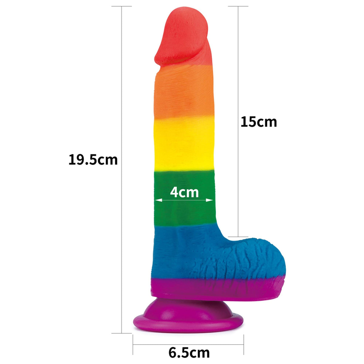 Dildo realista Prider 19.5 cm – com ventosa | Lovetoy