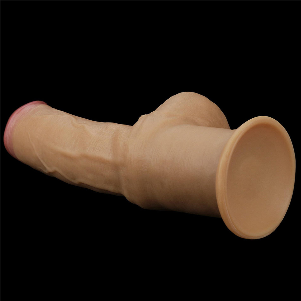 Consolador realista Handle 30 cm – con ventosa, nude 10-LV411033 | Lovetoy