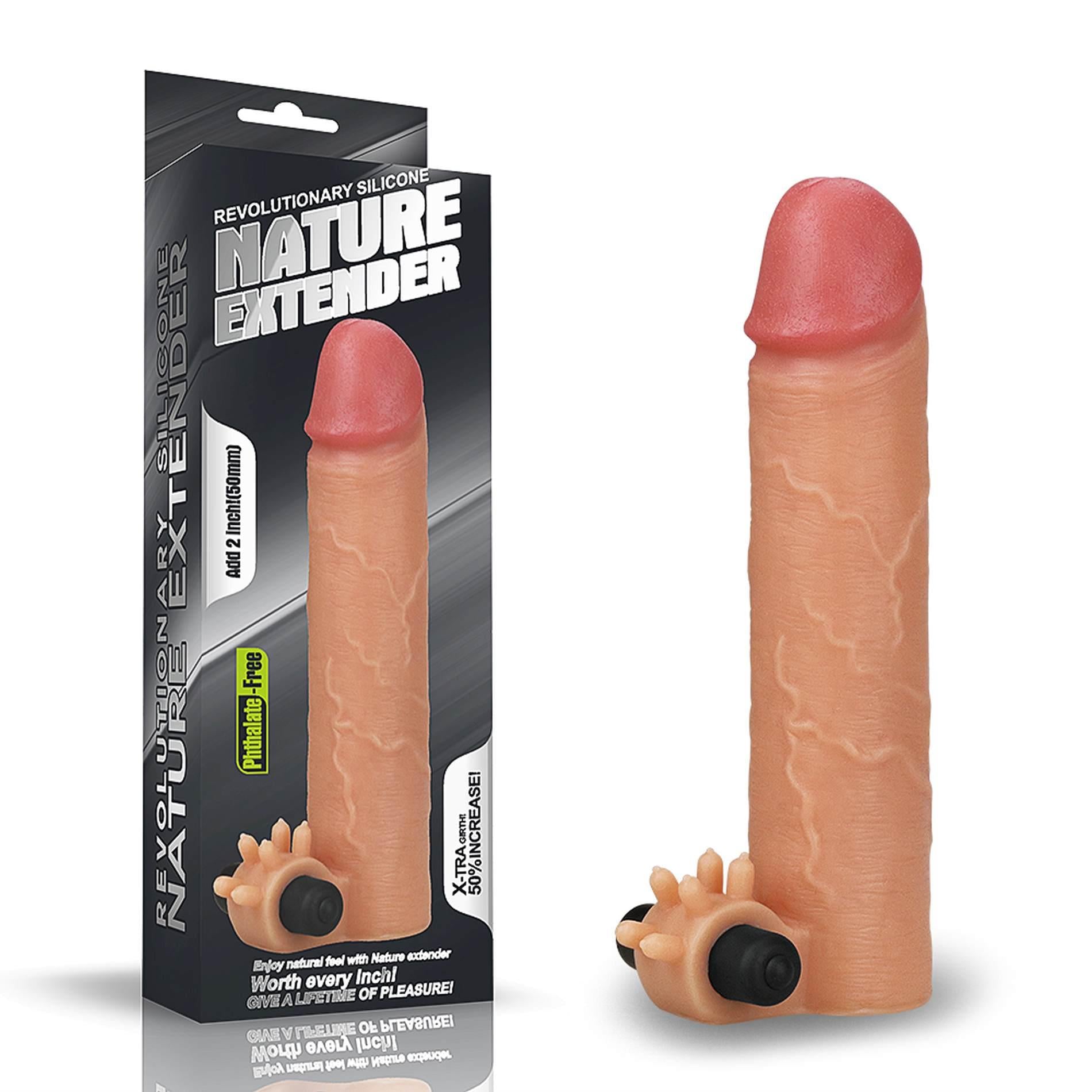 Ajouter 2" Extenseur Vibrant
en Silicone