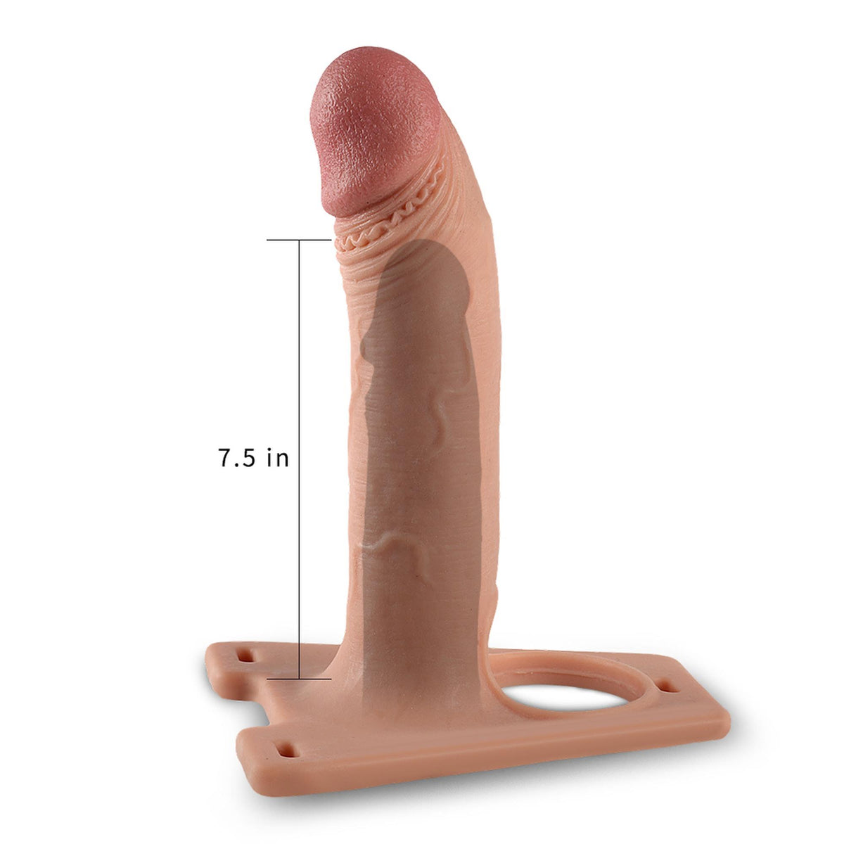 Strap-on Ingen Hollow – vibrating, nude | Lovetoy