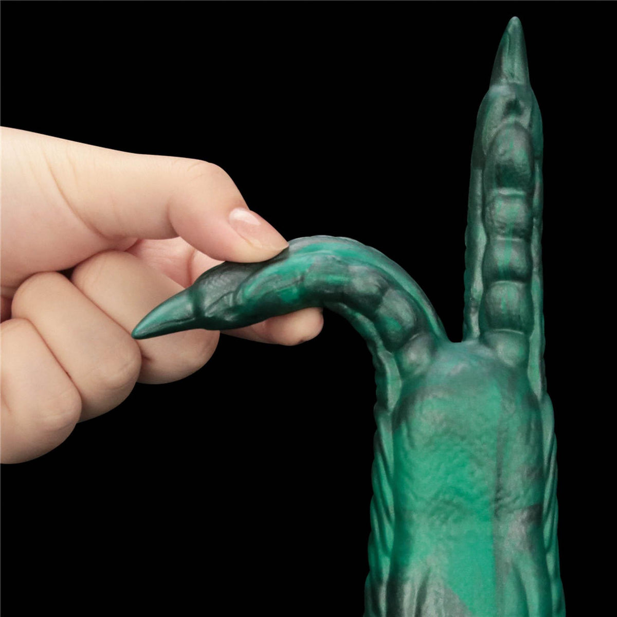Dildo Savage Charm Claw 19 cm – con ventosa, vibrante, blu | Lovetoy
