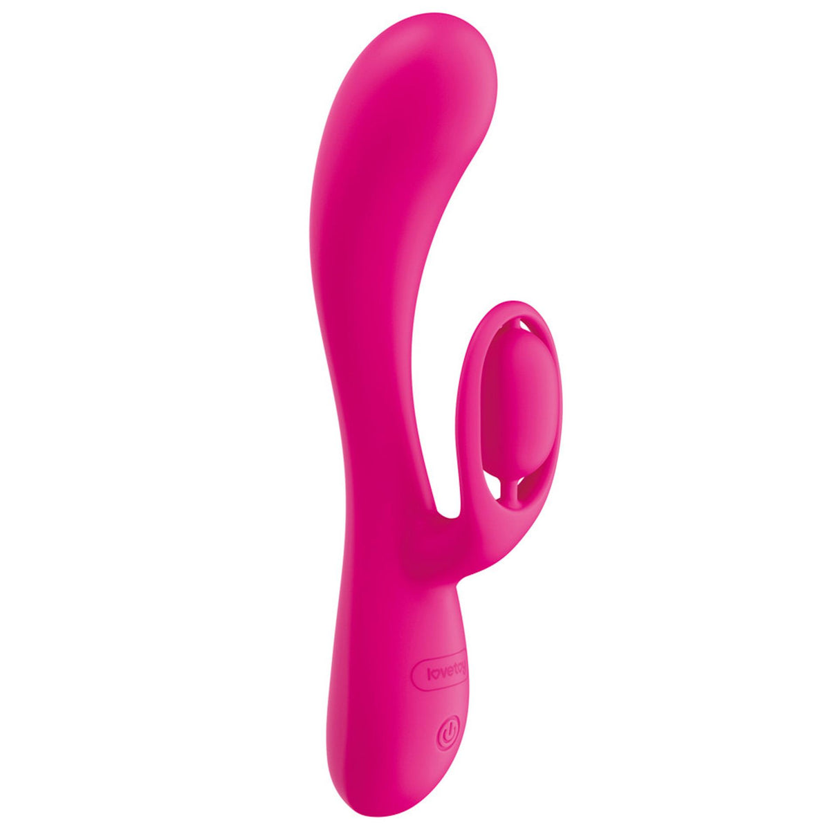Rabbit vibrátor L'Allure Swirl 3 sebesség – újratölthető, piros | Lovetoy
