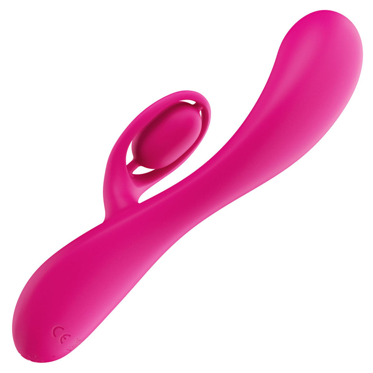 Rabbit vibrátor L'Allure Swirl 3 sebesség – újratölthető, piros | Lovetoy