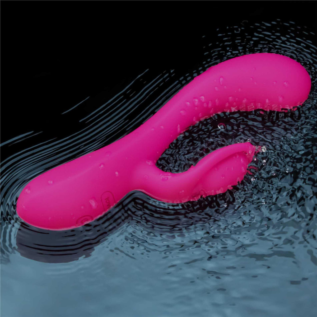 Rabbit vibrátor L'Allure Swirl 3 sebesség – újratölthető, piros | Lovetoy