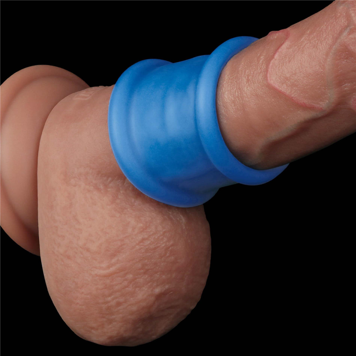 Anneau pénien Pinnacle Pro Tapered Squeeze – vibrant, bleu | Lovetoy