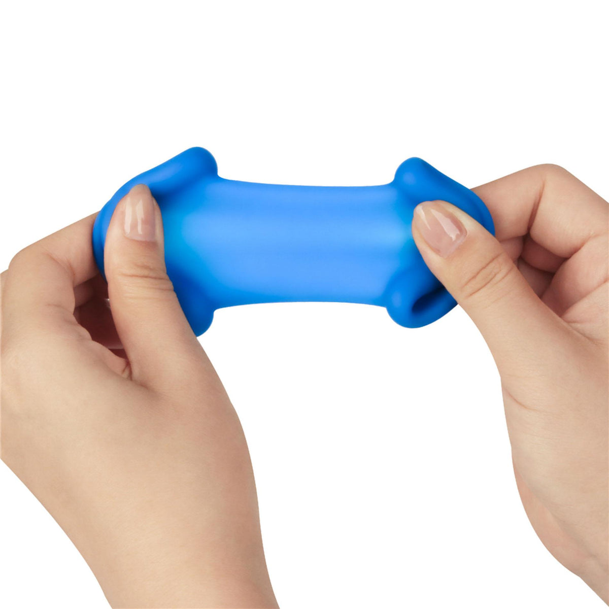Anneau pénien Pinnacle Pro Tapered Squeeze – vibrant, bleu | Lovetoy