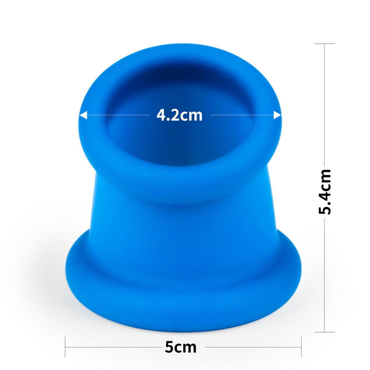 Anneau pénien Pinnacle Pro Tapered Squeeze – vibrant, bleu | Lovetoy