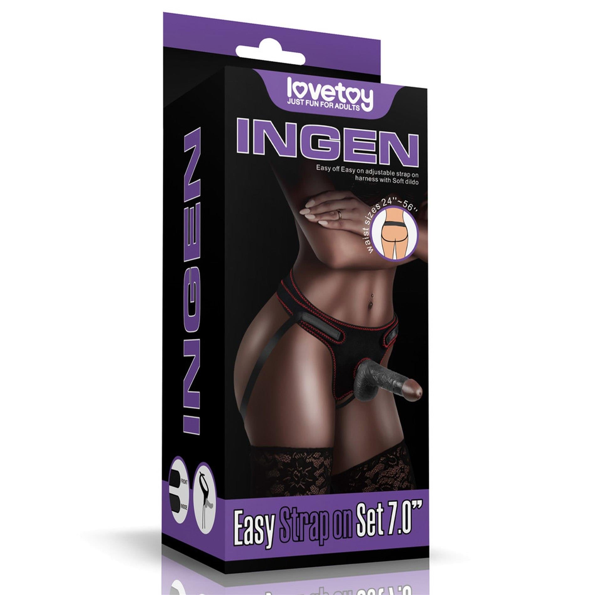 Easy Strapon Set Noir