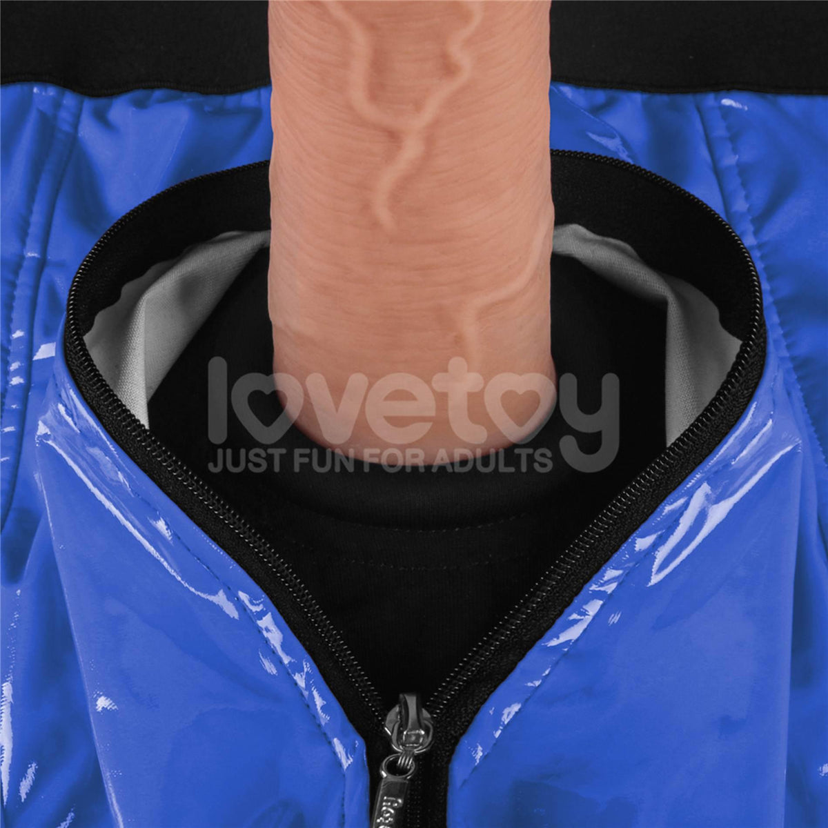 Arnês strap-on Chic waist – vibratório, azul 10-LV715301C | Lovetoy