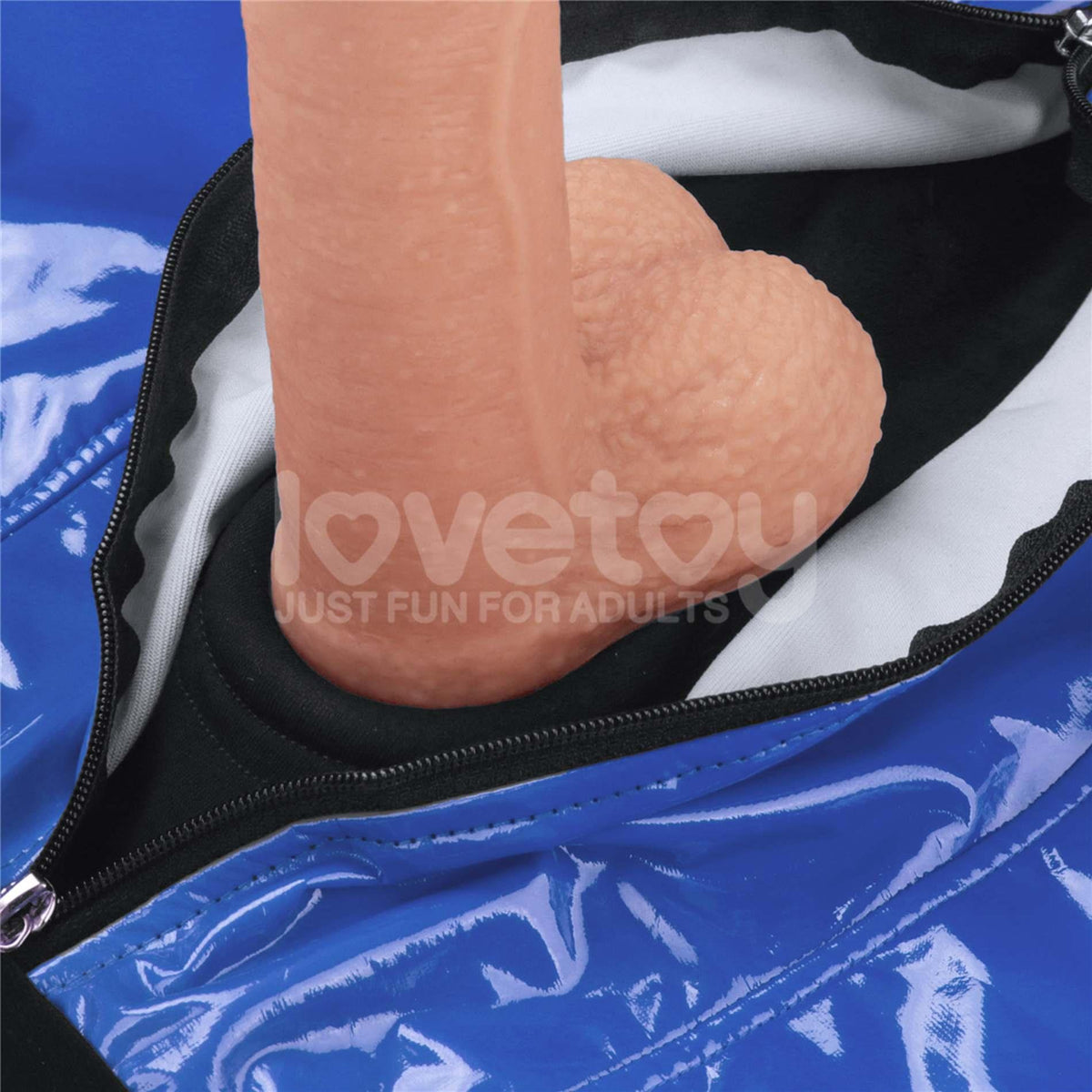 Arnês strap-on Chic waist – vibratório, azul 10-LV715301C | Lovetoy