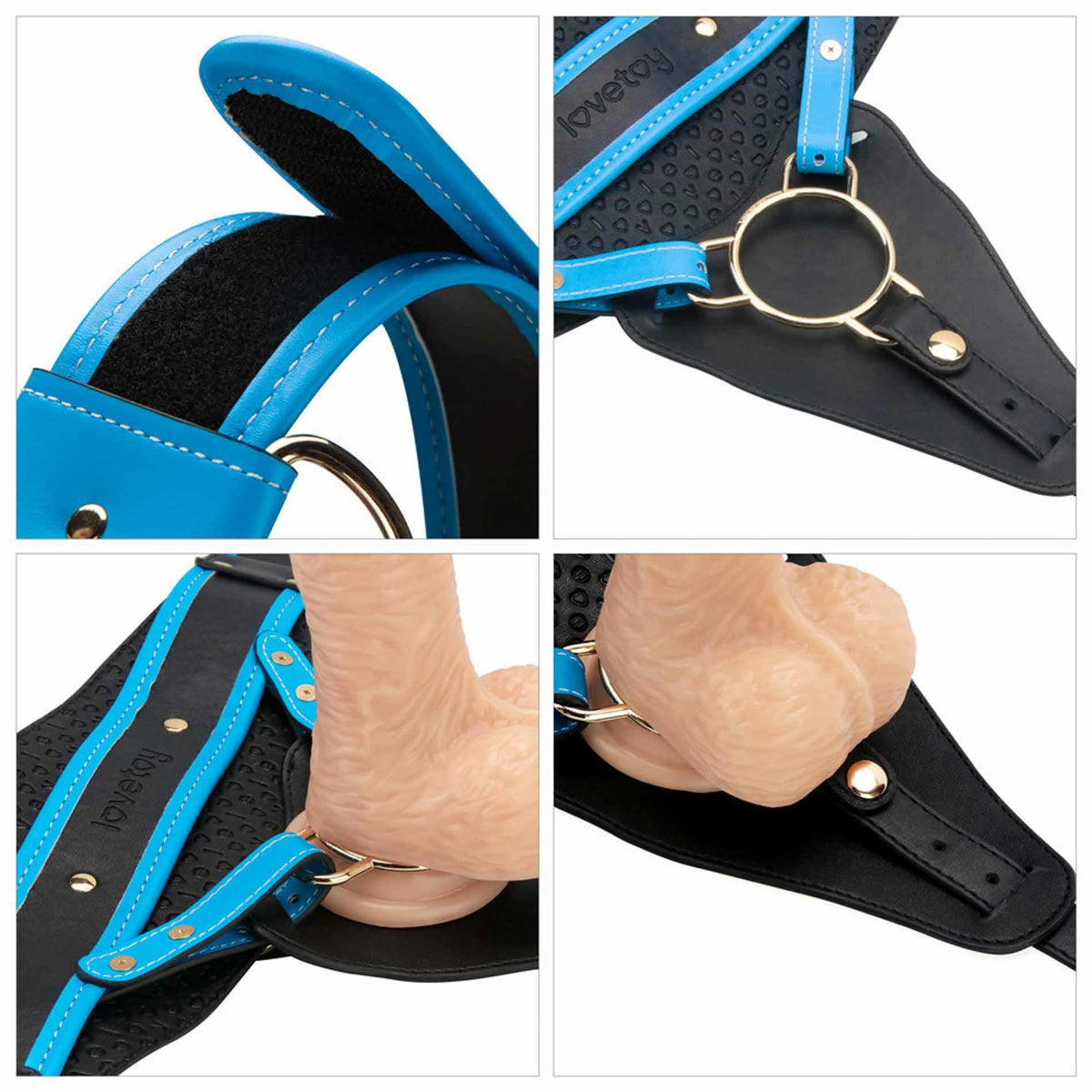 Strap-on Enhanced – vibrating, nude 10-LV715402A | Lovetoy