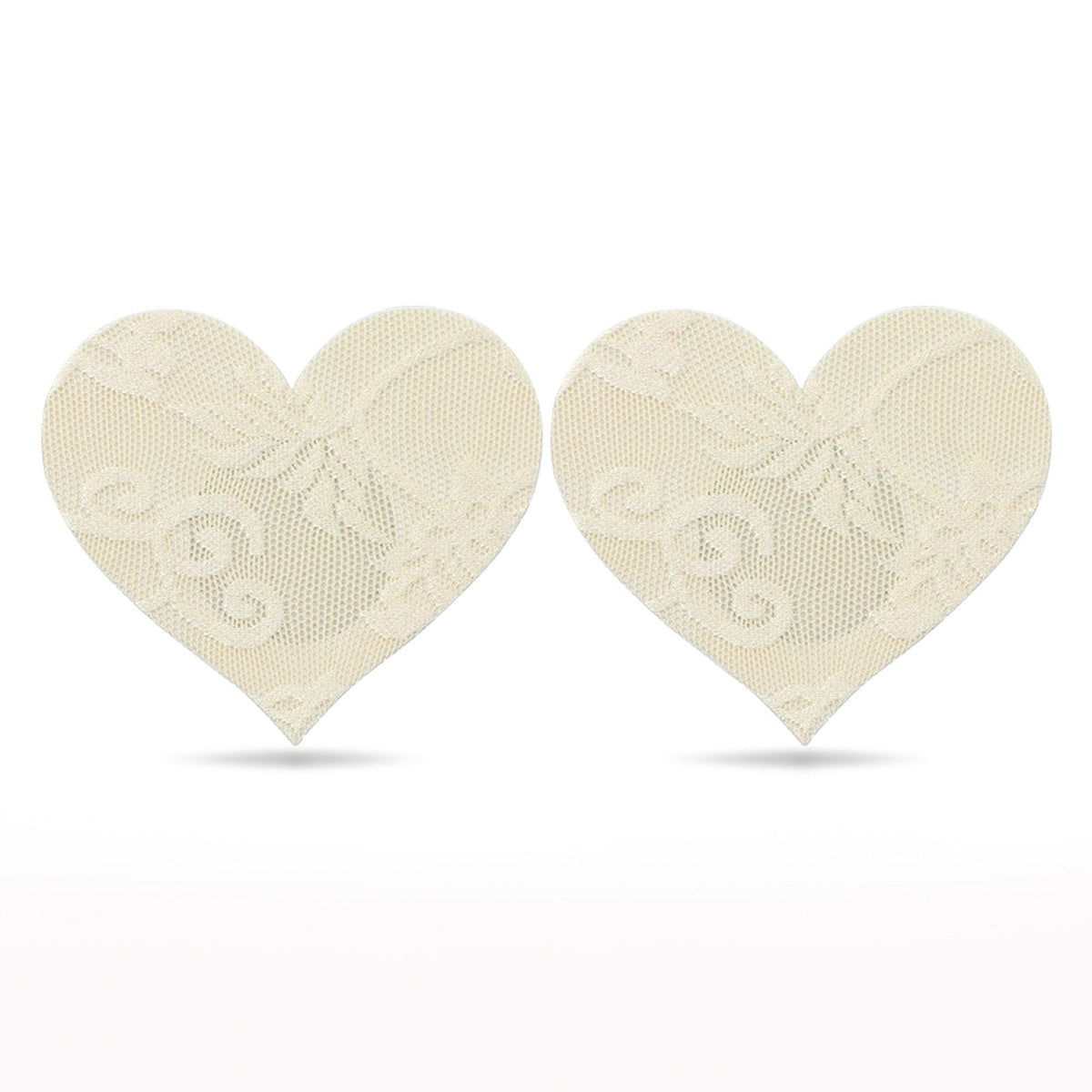 Capo fetish Heart and Flower Pasties 2 – vibrante, bianco | Lovetoy