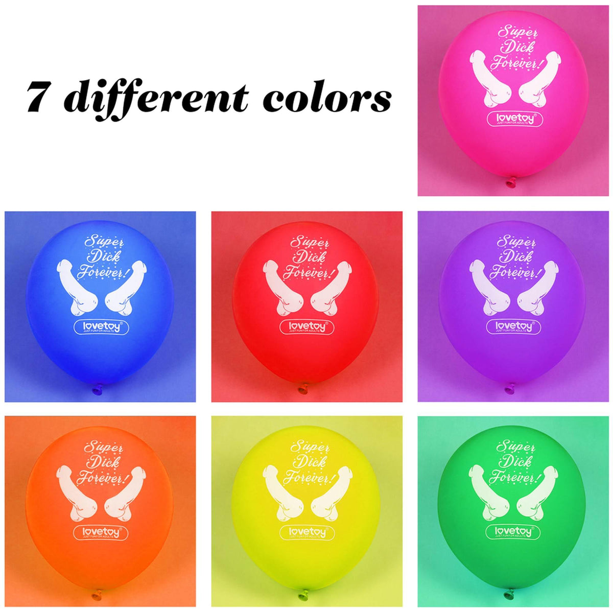 Presente de brincadeira Forever Bachelorette Balloons – vibratório | Lovetoy