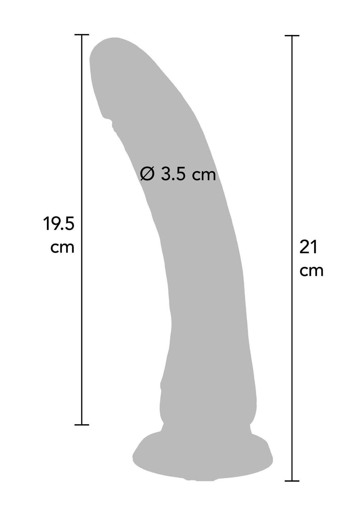Dildo realistico tone – con ventosa, in cyberskin, nude 30-10191-X-SKIN | ToyJoy