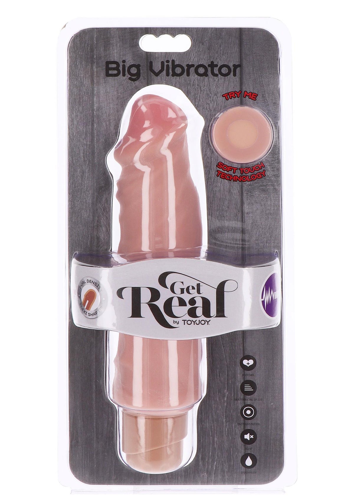 Vibrador realista Density 9in tone – em cyberskin, duplo, nude | ToyJoy