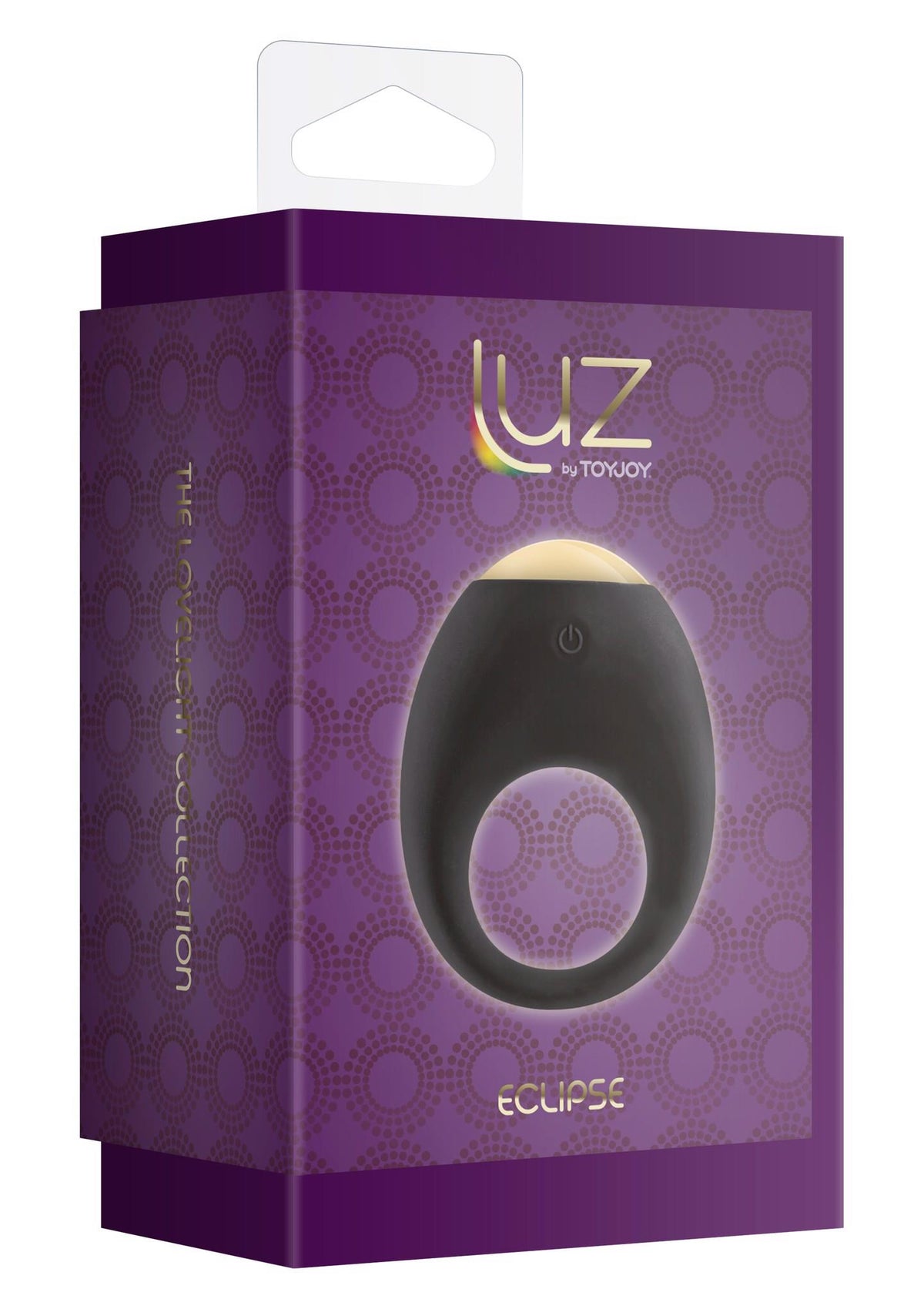 Péniszgyűrű Eclipse – újratölthető, vibrációs, fekete | ToyJoy